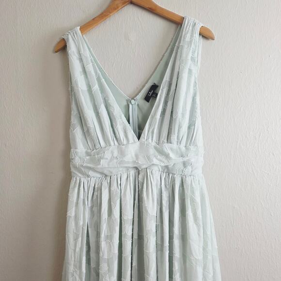 Lulus Sweet Sophistication Sage Green Burnout Floral Maxi Dress - Picture 7 of 15
